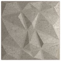 vidaXL Zidni paneli 24 kom sivi 50 x 50 cm EPS 6 m² uzorak dijamanta