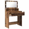 vidaXL Stolovi za presvlačenje u spavaćoj sobi s ladicama Staro drvo