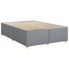 vidaXL Krevet box spring s madracem svjetlosivi 140x200 cm od tkanine