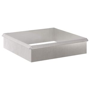 vidaXL Ograde protiv puževa 8 kom. 100 x 3,5 x 25 cm Nehrđajući čelik