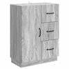 vidaXL Kreveta Siva sonoma 66 x 34,5 x 87 cm Konstruirano drvo