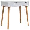 vidaxl Toaletni stol FAUSKE Bijela 76 x 50 x 78 cm
