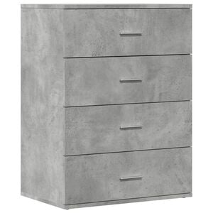 vidaXL Komoda siva boja betona 60x39x80 cm od konstruiranog drva