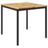 vidaXL Stol za večeru u vrtu Bijela i crna 80 x 80,5 x 75 cm