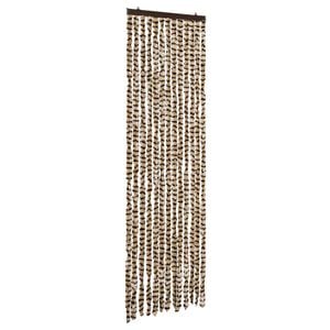 vidaXL Zastor protiv insekata bež-smeđi 56 x 185 cm &scaron;enil