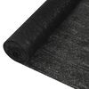 vidaXL Mreža za privatnost crna 2 x 25 m HDPE 195 g/m&sup2;