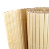 vidaXL Panele ograde Žuta PVC