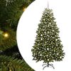 vidaXL Umjetno božićno drvce s nogom 180 cm 300 LED lampica