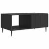 vidaXL Kava Stol Crna 90 x 50 x 40 cm Konstruirano drvo