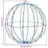 vidaXL Lopta s 120 LED svjetlima Hladna bijela 40 cm Metal