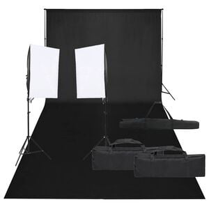 vidaXL Oprema za fotografski studio sa setom svjetala i pozadinom