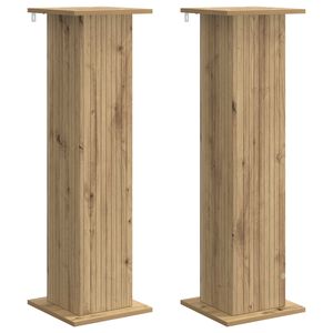vidaXL Stalak za biljke 2 pcs Hrast artisan 30,5 x 30 x 100,5 cm