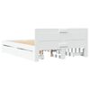 vidaXL Okvir kreveta s uzglavljem bez madraca bijeli 140x200 cm