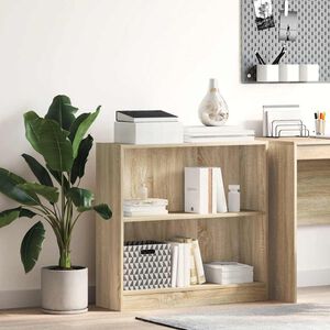 vidaXL Polica za knjige sonoma hrast 80x24x75 cm izrađeno drvo