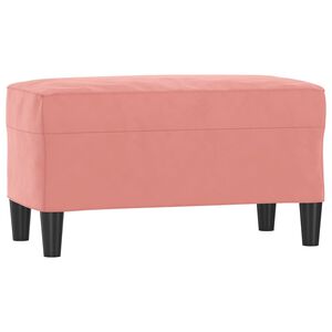 vidaXL Klupa ružičasta 70 x 35 x 41 cm bar&scaron;unasta