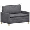 vidaXL Sofa Tamnosiva 126 x 81 x 87,5 cm Poliester