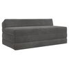 vidaXL Sofa na razvlačenje Tamnosiva 120 x 60 x 49 cm Tkanina