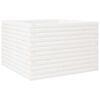 vidaXL Vrtna sadilica bijela 70x70x46 cm od masivne borovine