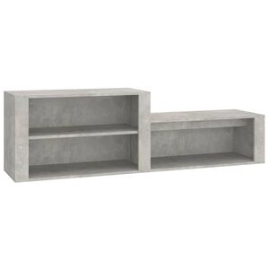 vidaXL Ormarić za cipele boja betona 150x35x45 cm konstruirano drvo