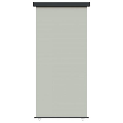vidaXL Balkonska bočna tenda 122 x 250 cm siva