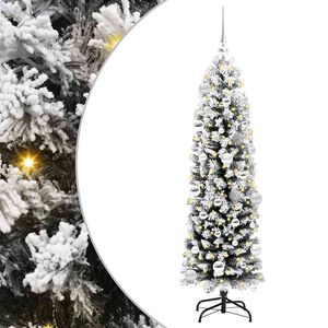 vidaXL Umjetno božićno drvce Zelena 150 cm PVC i čelik i plastika