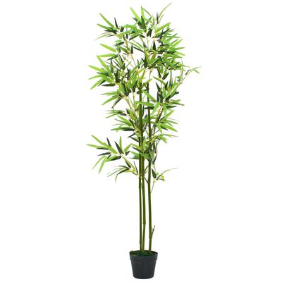vidaXL Umjetna biljka bambusa s lončanicom 150 cm zelena