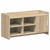 vidaXL Ormar za cipele s pohranom Hrast sonoma 100 x 39,5 x 51 cm