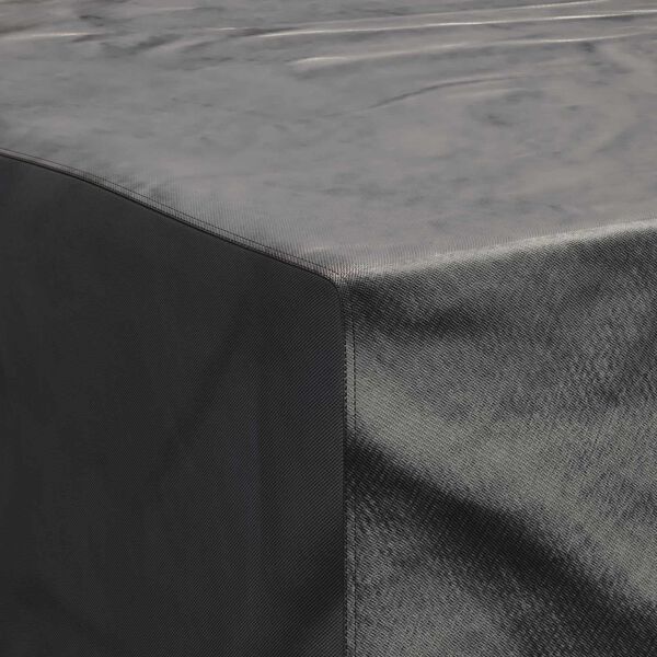 vidaXL Pokrov za namještaj Jednobojno Crna 300 x 250 x 100 cm 210D