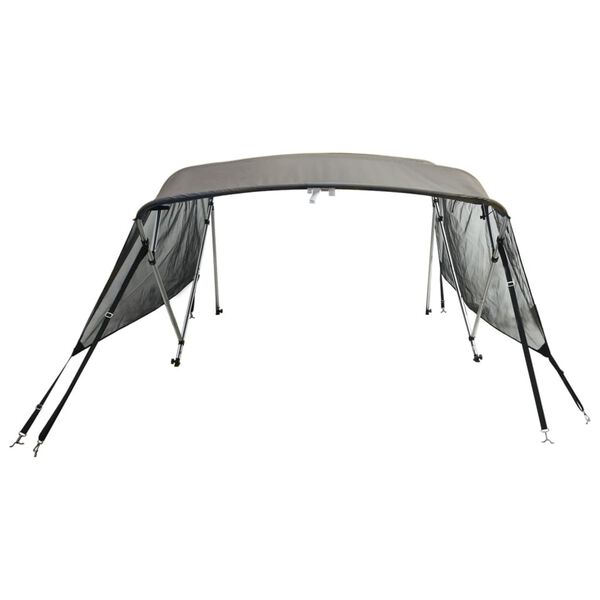 vidaXL Tenda bimini s 4 luka i mrežastim zidovima 243x(170-182)x137 cm