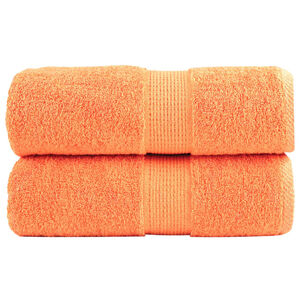 vidaXL Premium ručnici za pranje SOLUND 2 kom. narančaste 30x30 cm 600 g/m&sup2;