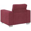 vidaXL Sofa Vinska crvena 100 x 77 x 82 cm tkanina