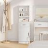 vidaXL Highboard Bijelo 40 x 40,5 x 135 cm Konstruirano drvo