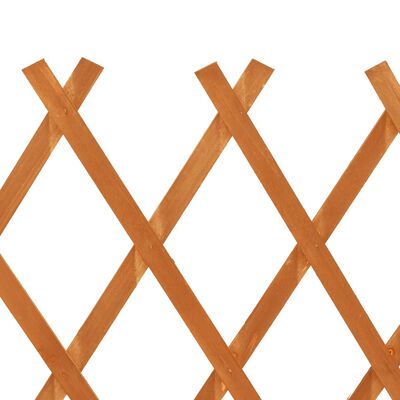 vidaXL Vrtna rešetkasta ograda narančasta 120 x 90 cm masivna jelovina