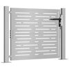 vidaXL Vrtna vrata 100x75 cm od korten čelika, kvadratni dizajn