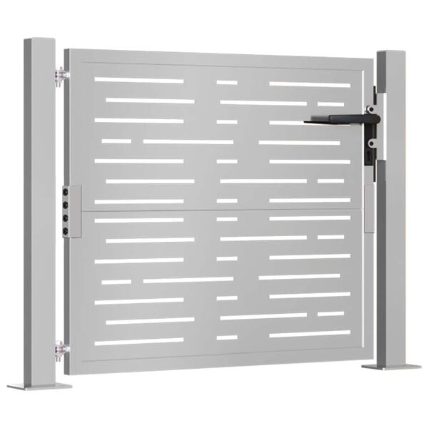 vidaXL Vrtna vrata 100x75 cm od korten čelika, kvadratni dizajn