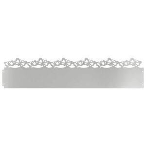 vidaXL Rubnjaci za travnjak 10 pcs Srebrno 103 x 0,05 x 22 cm
