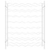 vidaXL Stalak za vino za 48 boca bijeli metalni