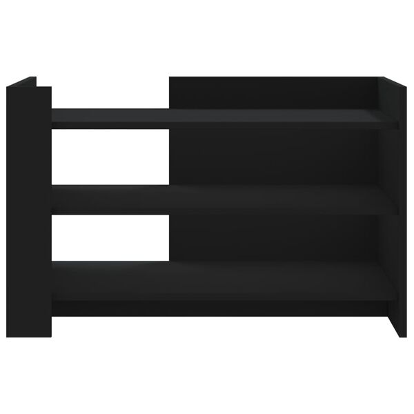 vidaXL Stolić za kavu crni 80 x 50 x 50 cm od konstruiranog drva