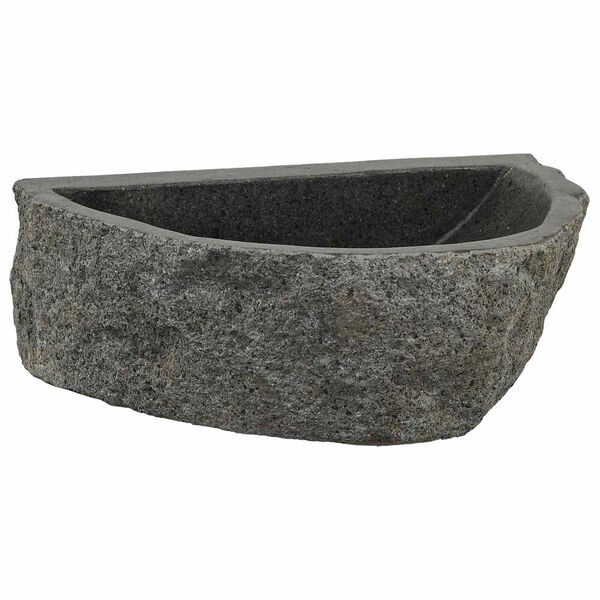 vidaXL Umivaonik za zid Sivi 37 x 30 x 12 cm River Stone