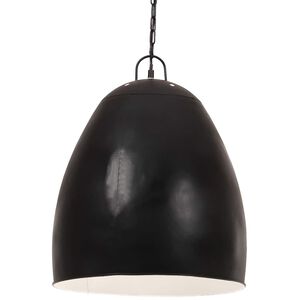vidaXL Industrijska viseća svjetiljka 25 W crna okrugla 42 cm E27