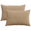 vidaXL Presvlaka za jastuk 2 pcs ALMELO Smeđa 30 x 50 cm Kord