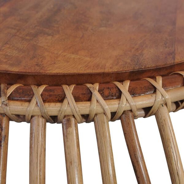 vidaXL Stolići za kavu 2 kom od prirodnog ratana