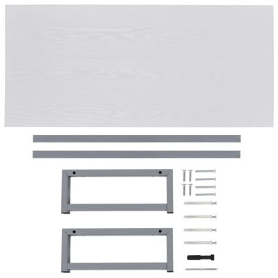 vidaXL Kupaonski namještaj bijeli 90 x 40 x 16,3 cm