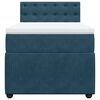 vidaXL Box spring krevet s madracem plavi 80 x 200 cm bar&scaron;unasti