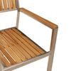 vidaXL Vrtna stolica 8 pcs Smeđa 56 x 54,5 x 87 cm Čvrsto teak drvo
