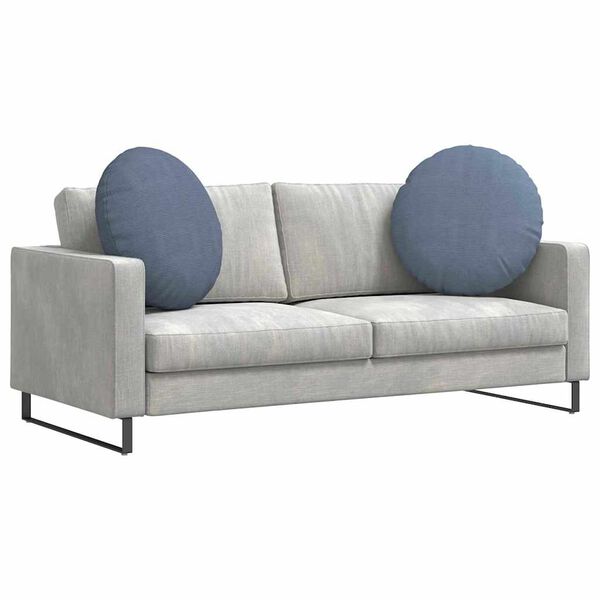 vidaXL Jastučići za sjedenje 2 pcs Plava &Oslash; 80 cm Kordura tekstil