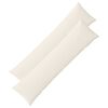 vidaXL Presvlaka za jastuk 2 pcs ALMELO Krem 40 x 145 cm Kord