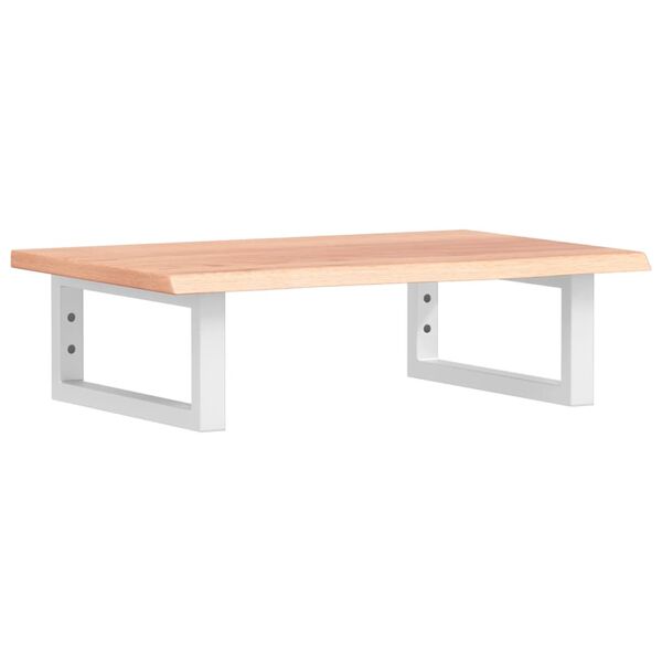 vidaXL Zidna polica za umivaonik od čelika i masivne hrastovine