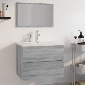 vidaXL Set kupaonskog namje&scaron;taja boja hrasta sonome konstruirano drvo