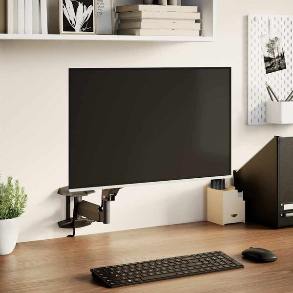 vidaXL Zidni nosač monitora za zaslon najviše 27 inča Plinska opruga